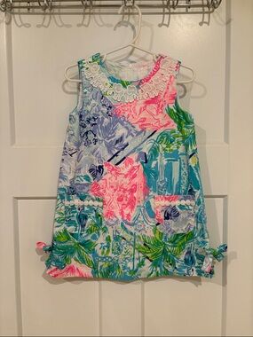 Lilly Pulitzer Classic Shift Dress - Bohemian Queen - Girls Size 3